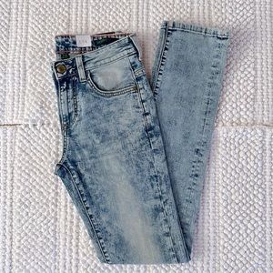 Benetton Skinny Acid Wash Jeans Size 28